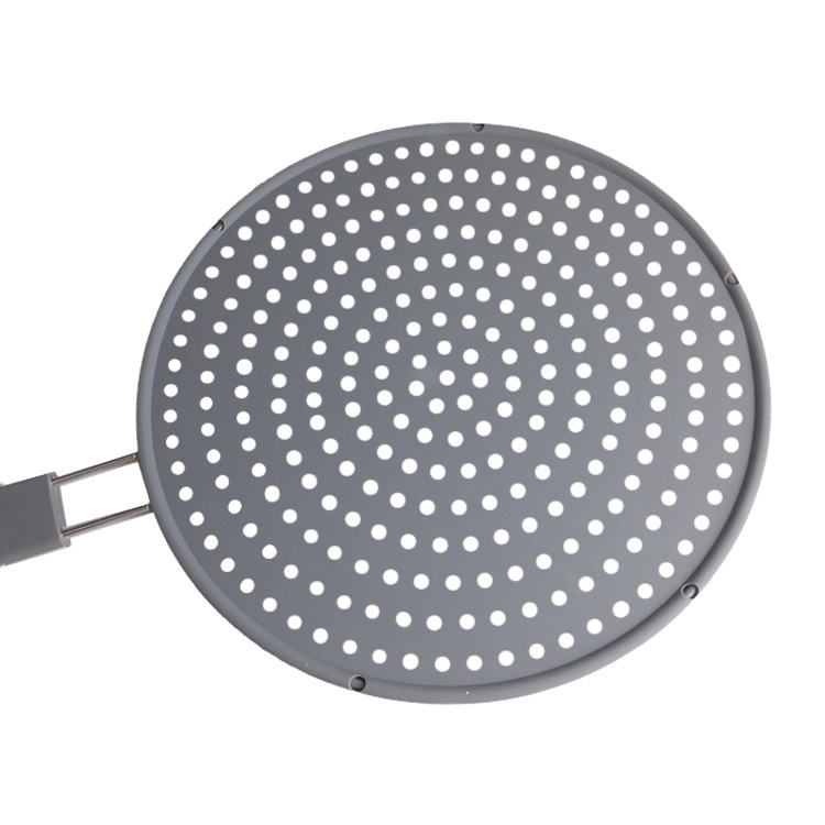 round oil Splatter Screen Cooling Mat Drain Board Soft Silicone Splash Guard Lid Durable